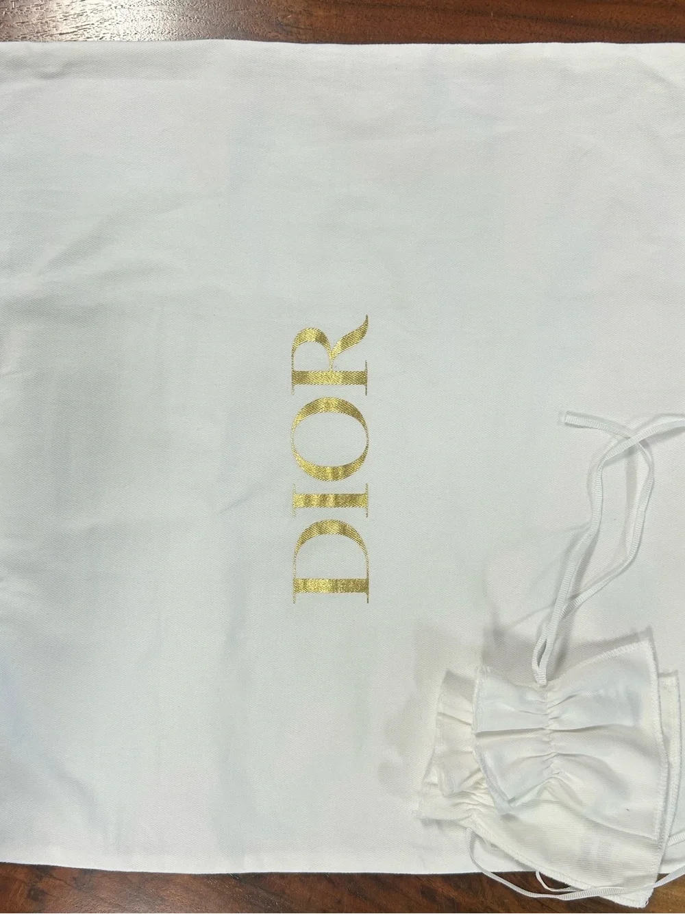 DIOR White and Gold Branded Gift Set